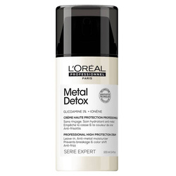 L'ORÉAL PROFESSIONNEL Metal Detox ochronny krem zapobiegający puszeniu się i łamliwości włosów 100ml