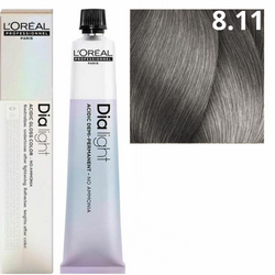 Loreal Professional Dia Light Farba do włosów 8.11 50ml